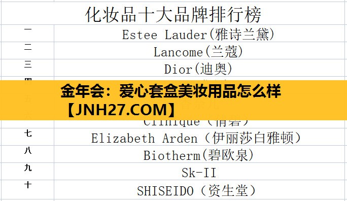 爱心套盒美妆用品怎么样